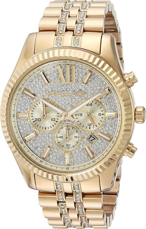 michael kors gold diamond watch men's|michael kors diamond watch men's.